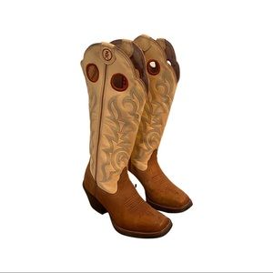 TONY LAMA 3R ROJO BRIDLE BUCKAROO BOOTS